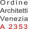 Ordine Architetti Venezia n° 2353 